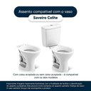 Ver imagem 4 de Tampa de Vaso Polipropileno Saveiro Branco para Bacia Celite