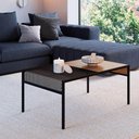 Ver imagem 3 de Mesa De Centro New Vermont E Preto 80 Cm - D’Rossi