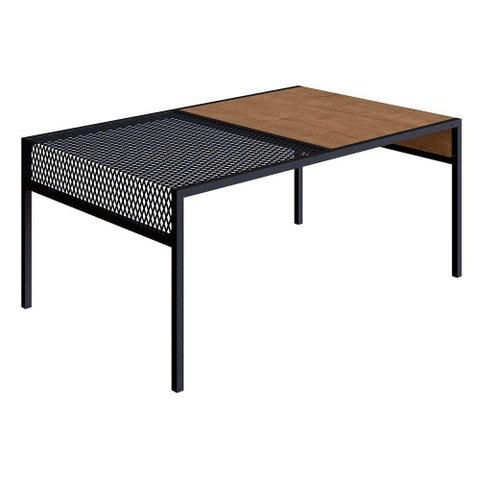 Mesa De Centro New Vermont E Preto 80 Cm - D’Rossi