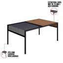 Ver imagem 2 de Mesa De Centro New Vermont E Preto 80 Cm - D’Rossi