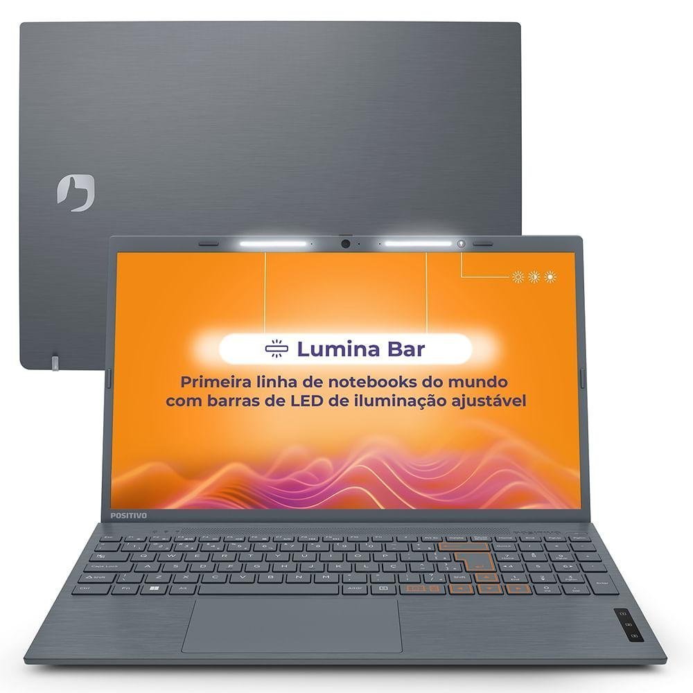 Notebook Positivo Vision C15 Lumina Bar 4gb 128gb 15'' Hd W11 Notebook Positivo Vision C15 Lumina - 5