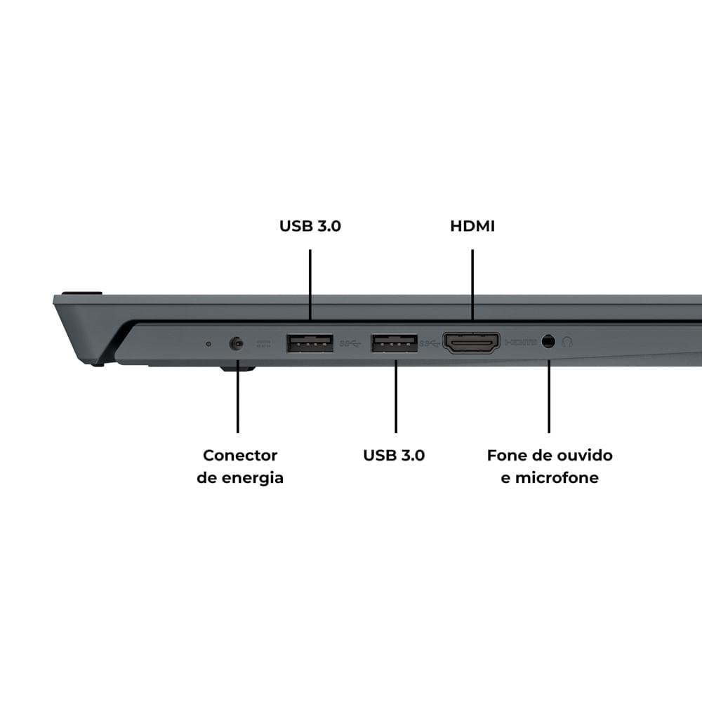 Notebook Positivo Vision C15 Lumina Bar 4gb 128gb 15'' Hd W11 Notebook Positivo Vision C15 Lumina - 8