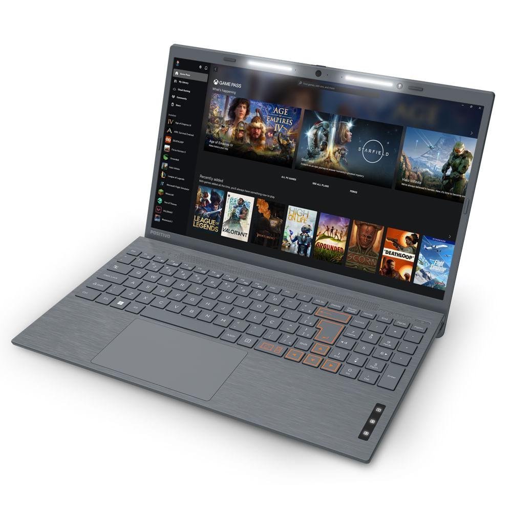 Notebook Positivo Vision C15 Lumina Bar 4gb 128gb 15'' Hd W11 Notebook Positivo Vision C15 Lumina - 4