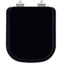 Ver imagem 1 de Assento Sanitario Poliester com Amortecedor Piano Preto Fosco para Vaso Deca
