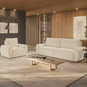 Ver imagem 2 de Sofá Living Arcale 2,80m em Tecido Chenile Pés de Madeira