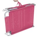 Ver imagem 4 de Cadeira Espreguiçadeira Alumínio Ajustável 4 Posições - Mor - Fúcsia