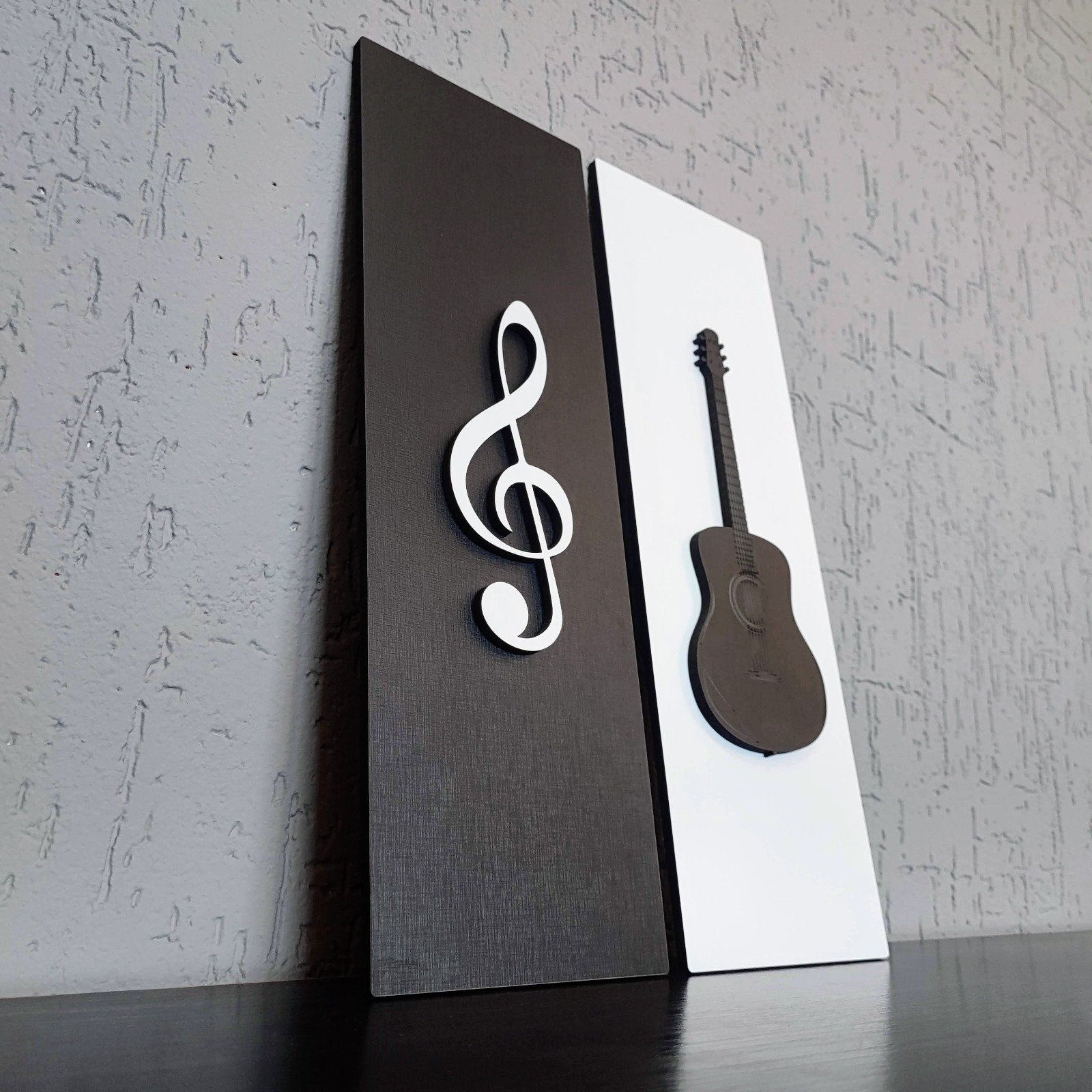 Kit de Quadros de Música em Mdf com Gravação a Laser - Decoração Perfeita para Amantes da Música - C - 7