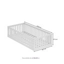 Ver imagem 4 de Quarto Montessoriano Cama Giulia e Guarda-Roupa Curió 4 Portas Casatema MadeiraOriginals Branco