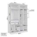 Ver imagem 5 de Quarto Montessoriano Cama Giulia e Guarda-Roupa Curió 4 Portas Casatema MadeiraOriginals Branco