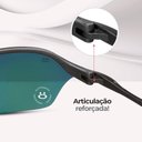 Ver imagem 5 de Oculos Sol Lupa Mandrake Metal Juliet Proteção Uv + Case Qualidade Premium Estiloso Lente