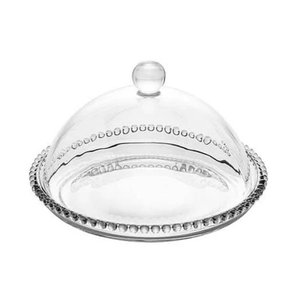 Queijeira de Cristal Pearl Wolff 20x12cm