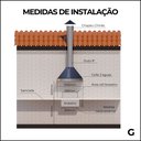 Ver imagem 2 de Kit de Churrasqueira Gourmet G Completa Preta com Exaustor - Soberano Grill