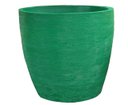 Ver imagem 1 de Vaso Planta 30x30 Oval Moderno Polietileno - VERDE BANDEIRA 011