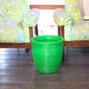 Ver imagem 2 de Vaso Planta 30x30 Oval Moderno Polietileno - VERDE BANDEIRA 011