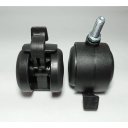 Ver imagem 3 de 6 Rodízios Rd50 C/ Trava para Cama Box ou Baú e Móveis em Geral