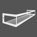 Ver imagem 5 de Kit 2 Prateleira Aço Suporte Parede Banheiro Porta Utilidades Branco