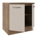 Ver imagem 5 de Balcão 80 Cm 2 Portas Rustic/crema Agata Madesa