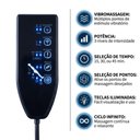Ver imagem 4 de Poltrona do Papai Reclinável com Massageador Courino Conforto Premium - Marrom