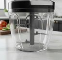 Ver imagem 2 de Processador Triturador de Alimentos Manual 5 Lâmina 900ml Sl-7872