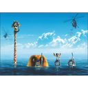 Ver imagem 2 de Papel de Parede para Quarto Madagascar 0001 - 1m