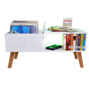 Ver imagem 3 de Nicho Estante Para Toca Discos e Para Discos de Vinil Retrô