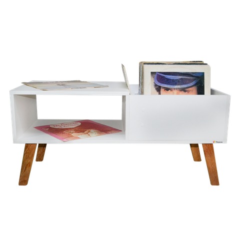 Nicho Estante Para Toca Discos e Para Discos de Vinil Retrô