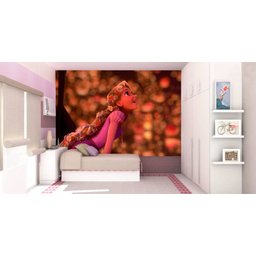 Papel de Parede para Quarto Rapunzel 0004 - 1m - 1