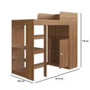 Ver imagem 3 de Cama Alta Multifuncional com Armário e Escrivaninha San Francisco Cm098 Art In Móveis-nogal