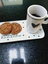 Ver imagem 7 de Kit Xicara de Cafe 80ml com Pires Retangular Porcelana