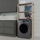 Ver imagem 1 de Estante Lavanderia Design Compacto Espaço Maquina Lavar Technox Marron