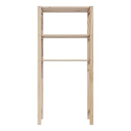 Estante Lavanderia Design Compacto Espaço Maquina Lavar Technox Marron - 4