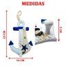Enfeite Decorativo Ancora Termômetro Náutico Marítimo 24cm - 2