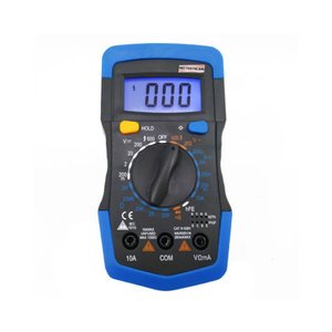 Multímetro Digital Ac Dc Cat III Display 3 ½ 1999 Contagens Retroiluminado Md-740 Portátil Com Certi