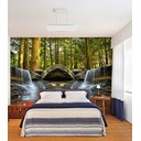 Ver imagem 2 de Papel de Parede 3D Floresta 0004 - Papel de Parede para Sala