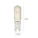 Ver imagem 7 de Kit 8 Lâmpadas Led Taschibra G9 Bipino 2,5w Leitosa 2700k 220v