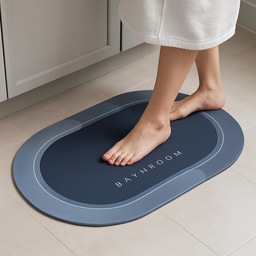 Tapete Mágico Banheiro 60x40cm Absorvente Antiderrapante - 2