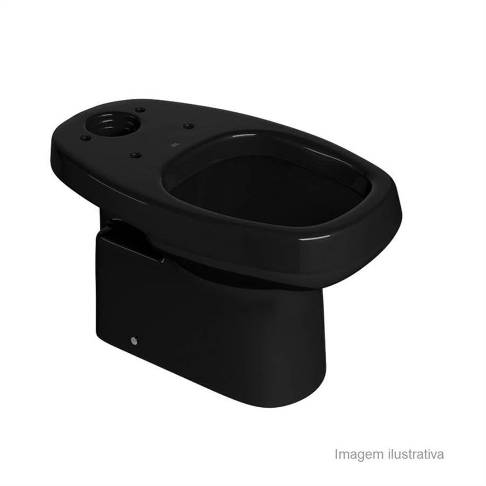 Bacia para Caixa Acoplada Monte Carlo Preto - P.808.95 - Deca - 1
