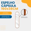 Ver imagem 3 de Espelho Decorativo Oval Cápsula 38x160 Grande de Parede