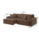 Ver imagem 5 de Sofá Zen Veludo 02 Módulos 90 Cm B25 Meu Sofá Online