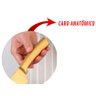 Faca P/pao Serra Inox Dourada Premium Gold - 4