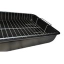 Ver imagem 2 de Tabuleiro Assadeira Antiaderente com Grelha em Aço 40x29cm Imperial Aluminios