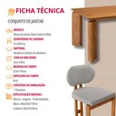 Ver imagem 7 de Mesa de Jantar Nala 220cm Madeira Tampo Laminado com 8 Cadeiras Nala
