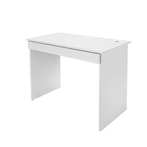 Escrivaninha Pé Painel com Gaveta Marelli 1000x500 Branco