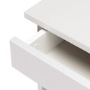 Ver imagem 4 de Escrivaninha Pé Painel com Gaveta Marelli 1000x500 Branco