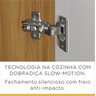Armario de Cozinha Aereo Burguesa Nesher Adega 2 Portas Freijó/Branco - 7