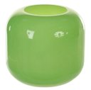 Ver imagem 1 de Vaso Decorativo Vidro 9cm 10d Verde Florarte Flor Arte