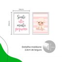 Ver imagem 5 de Kit 2 Quadros Decorativos Ovelinha Sonhe Alto 34x44cm MDF