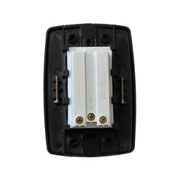 Kit 2 Conjunto 3 Tomadas Preta Monobloco 2p+t 20a 250v 4x2 - 4