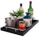 Ver imagem 3 de Bandeja Café Alças Bebidas Xícaras Bar Aparador Portátil Ambiente Escritório Recepção:bandeja Café a