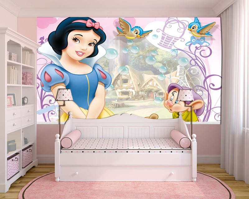 Papel de Parede para Quarto Branca de Neve 0010 - 1m - 1